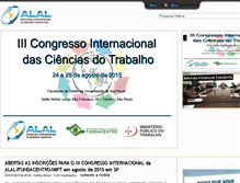 Tablet Screenshot of alal.com.br